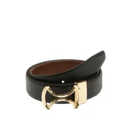 Teakwood Leathers Black Leather Waist Belt for Men-picture-40