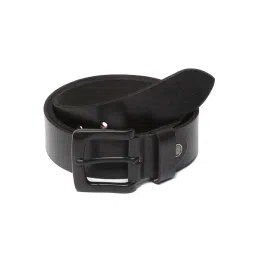 Teakwood Leathers Black Leather Waist Belt for Men image 4