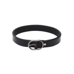 Teakwood Leathers Black Solid Belt for Women-picture-23