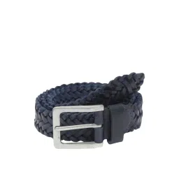 Teakwood Leathers Blue Leather Waist Belt for Men-picture-16