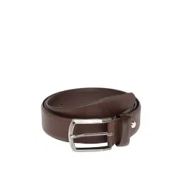 Teakwood Leathers Brown Solid Leather Narrow Belt-picture-32
