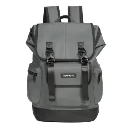 Teakwood Leathers Grey Medium Backpack-picture-37
