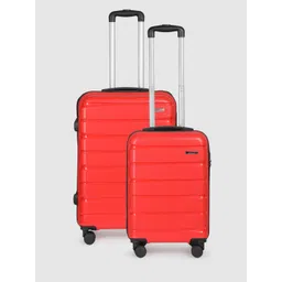 Teakwood Leathers India Set of 2 360-Degree Rotation Hard Sided Trolley Bag- 95L-image-26