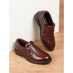Teakwood Leathers Kid Textured Leather Loafers-picture-42
