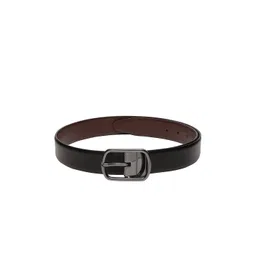 Teakwood Leathers Men Black & Brown Solid Reversible Leather Belt-picture-38