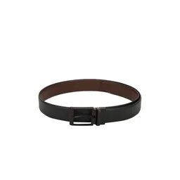 Teakwood Leathers Men Black & Brown Solid Reversible Leather Belt-picture-30