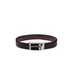 Teakwood Leathers Men Black & Brown Solid Reversible Leather Belt-picture-26