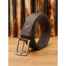Teakwood Leathers Men Brown Textured Leather Belt-picture-45