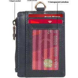 teakwood leathers Men Casual Blue Genuine Leather Wallet-picture-26