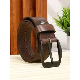 teakwood leathers Men Casual Brown Genuine Leather Belt-picture-17