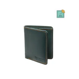 Teakwood Leathers Men Green Solid Leather Two Fold Wallet-picture-30