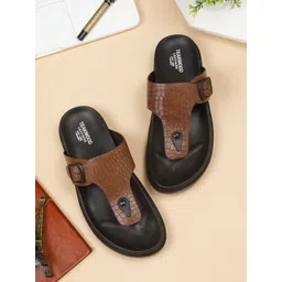 Teakwood Leathers Men Leather Comfort Sandals-picture-27