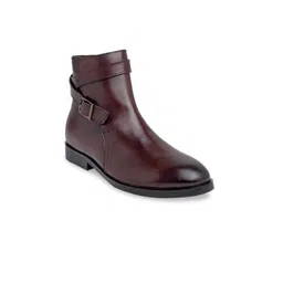 Teakwood Leathers Men Leather Flat Boots image 1