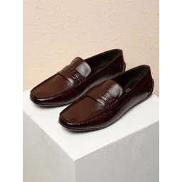 Teakwood Leathers Men Leather Slip-On Casual Loafers-picture-41