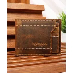 teakwood leathers Men Log Embossed Bi-Fold Wallet-picture-38