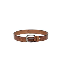 Teakwood Leathers Men Tan Textured Leather Belt-picture-43
