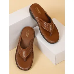 Teakwood Leathers Men Textured Leather Comfort Sandals-picture-27