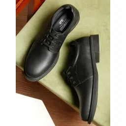 Teakwood Leathers Men's Black Derby Shoes-picture-25