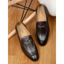 Teakwood Leathers Men's Brown Formal Loafers-picture-45