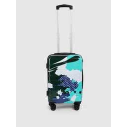 Teakwood Leathers Printed 360-Degree Rotation Hard-Sided Cabin-Sized Trolley Bag 32L-image-10