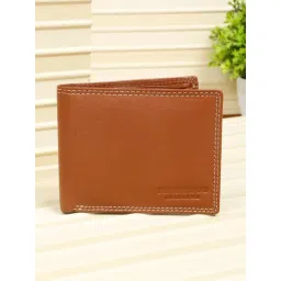 Teakwood Leathers Tan Leather Bi-Fold Wallet-picture-37