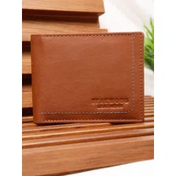 Teakwood Leathers Tan Textured Leather Bi-Fold Wallet-picture-38