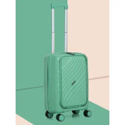 Teakwood Leathers Textured 13-Inch Laptop Hard-Sided Cabin-Sized Trolley Bag 38L-picture-22