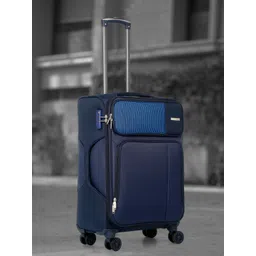 Teakwood Leathers Textured Soft-Sided Medium Trolley Suitcase-picture-39