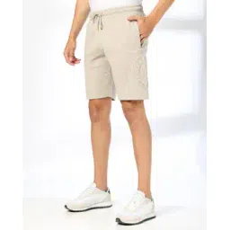 teamspirit Men Embossed Print Regular Fit Shorts-picture-11