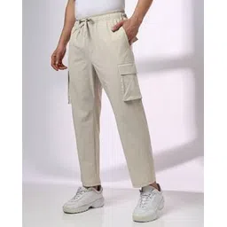teamspirit Men Mid-Rise Straight Cargo Track Pants-picture-22