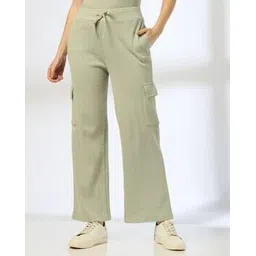 teamspirit Women Waffle-Knit Straight Cargo Track Pants-picture-48