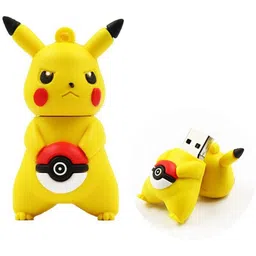 Techbae PIKACHU PVC 16 GB Pen Drive Compatible with Audio Player, Desktop Computer, Laptop USB 2.0 Rubber Case-picture-41