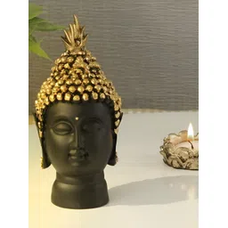 TECHEL Black & Gold Toned Buddha Idol Showpiece-picture-39