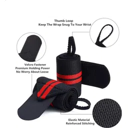 technest Wrist Wrap Gym Accessories for Men Hand Grip & Wrist Support Gym26 Men Wrist Band-picture-39