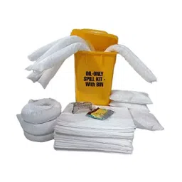 TECHNOSPILL Fuel & Diesel Spill Kit with Wheel Trolley Bin 75 L-picture-22