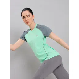 technosport Quickdry Womens Slimfit Roundneck Halfsleeve T-Shirt Odourfree Breathable UV Protection (WTW114_123P) image 4