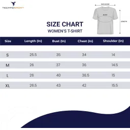 technosport Quickdry Womens Slimfit Roundneck Halfsleeve T-Shirt Odourfree Breathable UV Protection (WTW114_123P) image 1