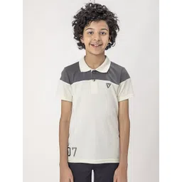 Technosport Boys Colourblocked Polo Collar UPF50 Slim Fit T-shirt-picture-17