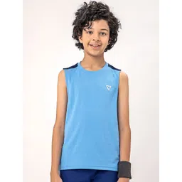 Technosport Boys Colourblocked Sleeveless Training Innerwear Vest-picture-37