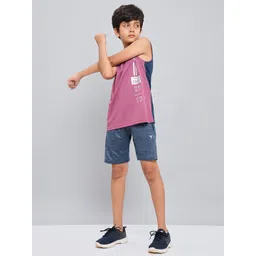 Technosport Boys Slim Fit Antimicrobial Shorts-picture-38