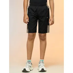 Technosport Boys Slim Fit Colorblock Sports Shorts with Ts Flex for Outdoor Running-picture-25