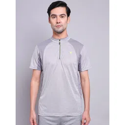 Technosport High Neck Antimicrobial Slim Fit Sports T-shirt-picture-31