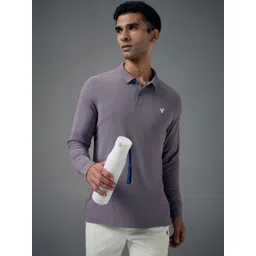 Technosport Men Brand Logo Polo Collar Anti Static Slim Fit T-shirt-picture-28