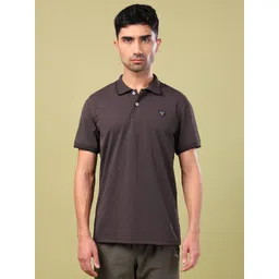 Technosport Men Colourblocked Polo Collar UPF50 Slim Fit T-shirt-picture-33