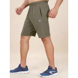 Technosport Men Plus Size Slim Fit Mid-Rise Rapid-Dry Training or Gym Sports Shorts-picture-37