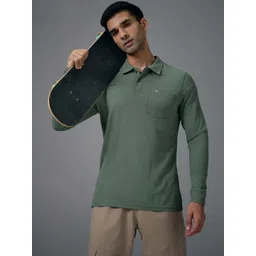 Technosport Men Polo Collar Anti Static Pockets Slim Fit T-shirt-picture-34