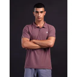 Technosport Men Polo Collar UPF50 Slim Fit T-shirt image 1