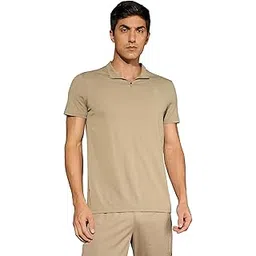 technosport Men Polyester Slim Fit Solid Half Sleeve Polo T-Shirt for Sports, Gym & Running-picture-11