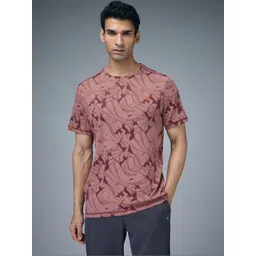 Technosport Men Printed Anti Static Slim Fit T-shirt-picture-40