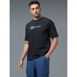 Technosport Men Printed Anti Static Slim Fit T-shirt-picture-33